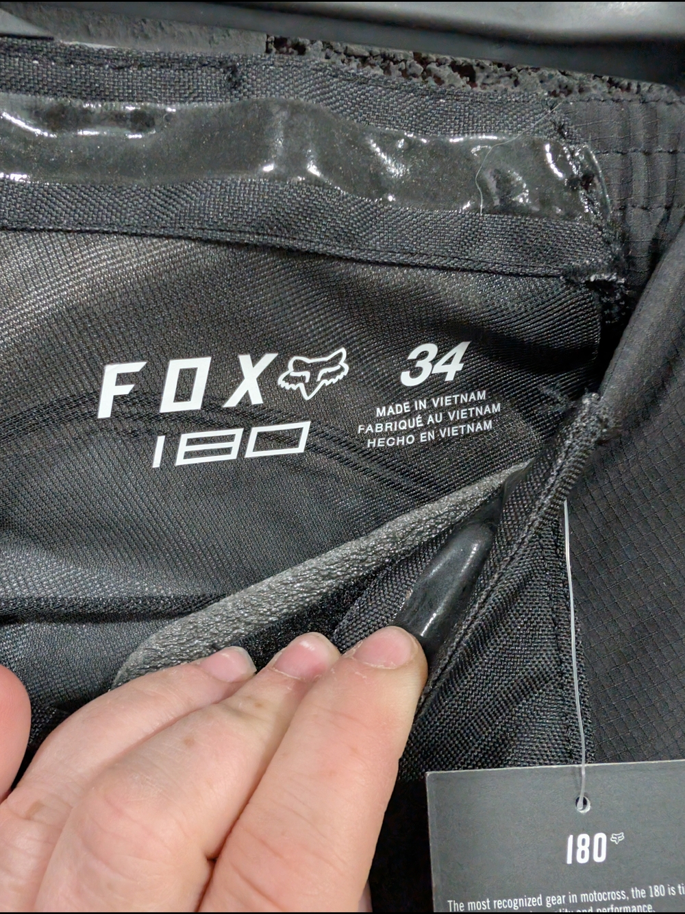 FOX Men’s Black Motocross Pants - Picture 6 of 10